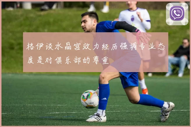 格伊谈水晶宫效力经历强调专业态度是对俱乐部的尊重